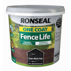 Ronseal One Coat Fence Life Paint Tudor Black Oak - 5L 3 Ronseal One Coat Fence Life Paint Tudor Black Oak - 5L -Keter Store 12804242 2274942087505862
