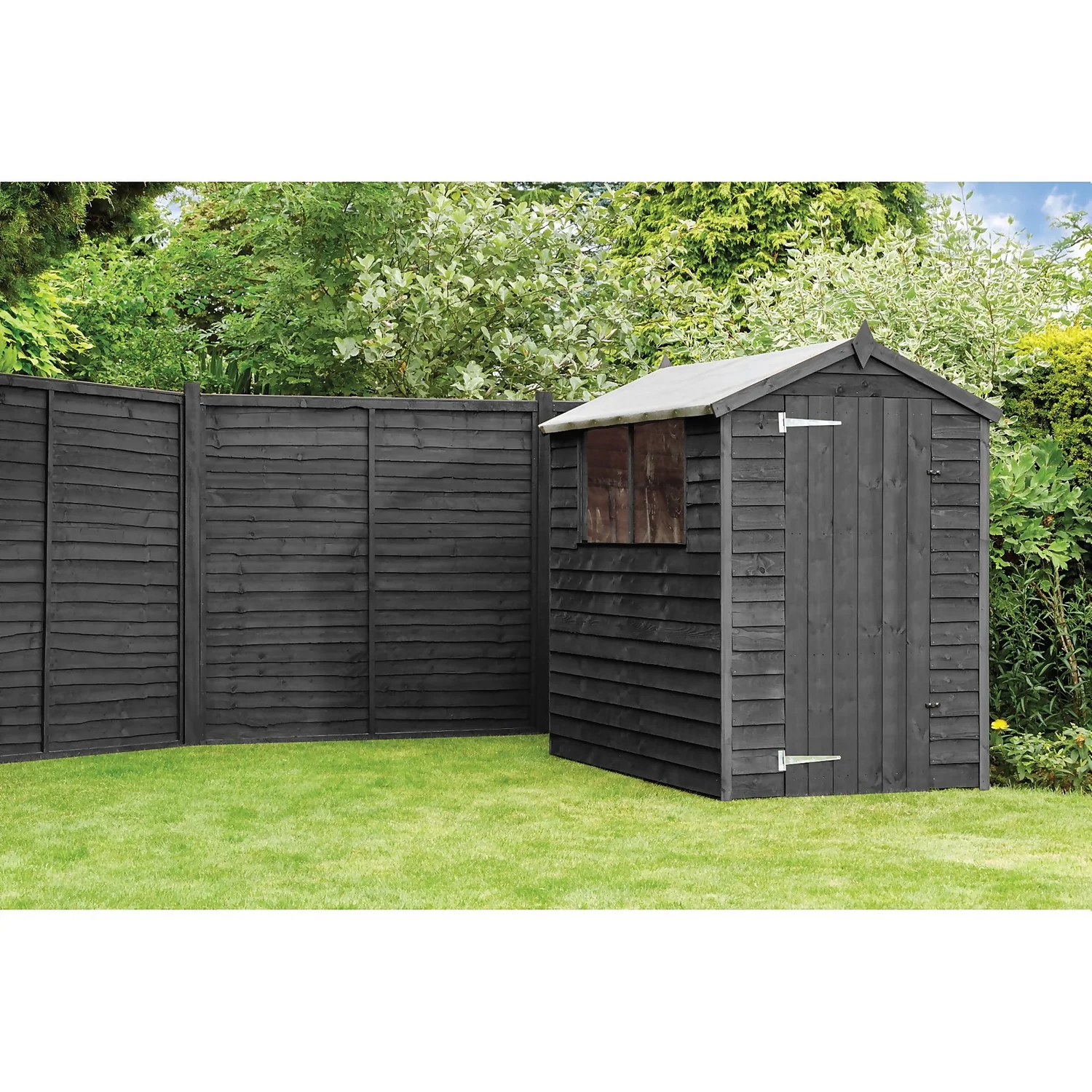 Ronseal One Coat Fence Life Paint Tudor Black Oak - 5L Ronseal One Coat Fence Life Paint Tudor Black Oak - 5L -Keter Store 12804242 5904942087359573