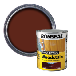 Ronseal Quick Drying Woodstain Walnut Satin - 750ml