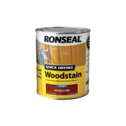 Ronseal Quick Drying Woodstain Antique Pine Satin - 750ml -Keter Store 12804710 2764949525175690
