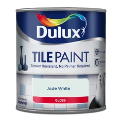 Dulux Jade White - Tile Paint - 600ml -Keter Store 12806834 9964846181995836