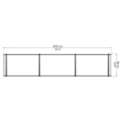 Palram - Canopia Canopy Neo 4050 Grey Twinwall -Keter Store 12807430 1344832959656396