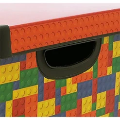 Curver Stockholm Bright Blocks Plastic Deco Storage Box Multi Colour 22L -Keter Store 12807671 1624833169810860