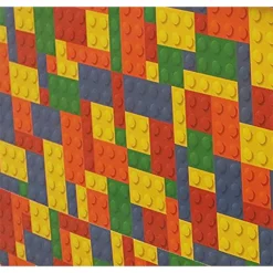 Curver Stockholm Bright Blocks Plastic Deco Storage Box Multi Colour 22L -Keter Store 12807671 1664833169684971