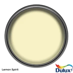 Dulux Light & Space Matt Emulsion Paint Lemon Spirit - 2.5L -Keter Store 12808064 2914833204104739