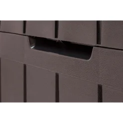 Keter Marvel Plus Outdoor Garden Storage Box 270L - Brown -Keter Store 12808515 1104900072087896