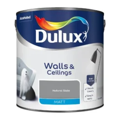 Dulux Matt Emulsion Paint Natural Slate - 2.5L 3 Dulux Matt Emulsion Paint Natural Slate - 2.5L -Keter Store 12809000 1174833219571410