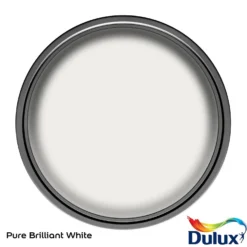 Dulux Easycare Bathroom Pure Brilliant White - Soft Sheen Paint - 2.5L -Keter Store 12809258 8174832985009948