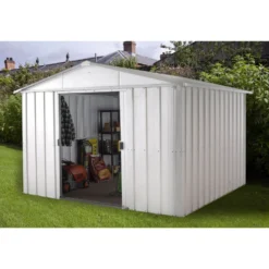 Yardmaster 10x13ft Apex Roof Metal Shed -Keter Store 12809570 2014832954435850