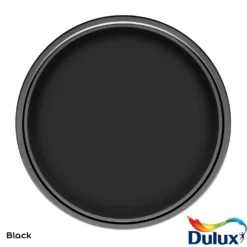Dulux Quick Dry Satinwood Black - 750ml -Keter Store 12810710 1124833195325431
