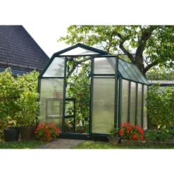 Palram 6 X 8ft Canopia Eco Grow Greenhouse - Green -Keter Store 12810861 1494833198561438