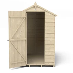 Forest Overlap 6 X 4ft Pressure Treated Apex Shed - No Window -Keter Store 12810887 1634833194320566