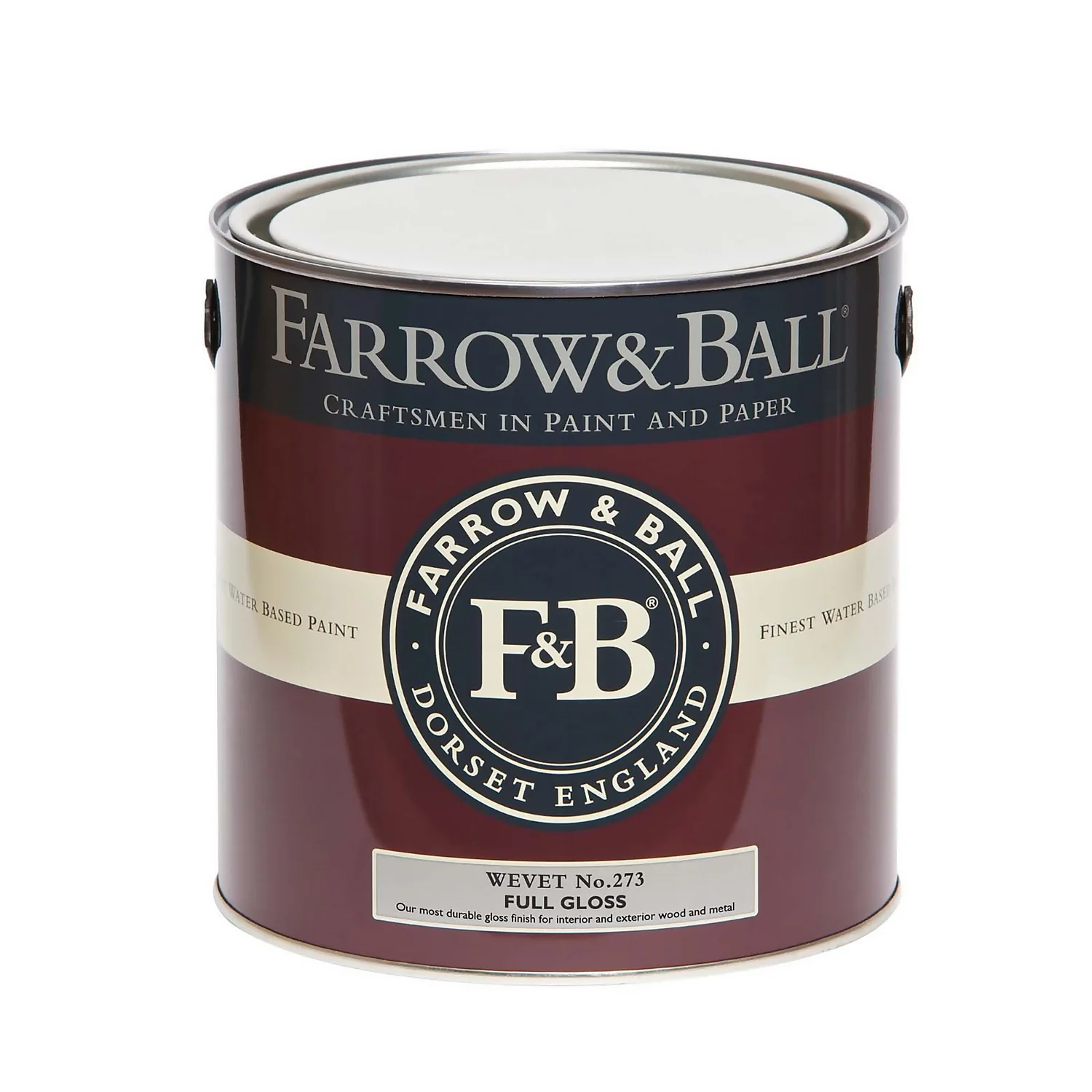 Farrow & Ball Full Gloss Paint Wevet - 2.5L Farrow & Ball Full Gloss Paint Wevet - 2.5L -Keter Store 12810926 1214951871934015