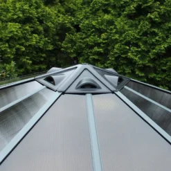 Palram - Canopia Monaco Hexagonal Garden Gazebo Grey -Keter Store 12810973 1374924173003792