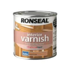 Ronseal Interior Varnish Satin French Oak - 250ml