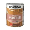 Ronseal Interior Varnish Gloss Dark Oak - 750ml
