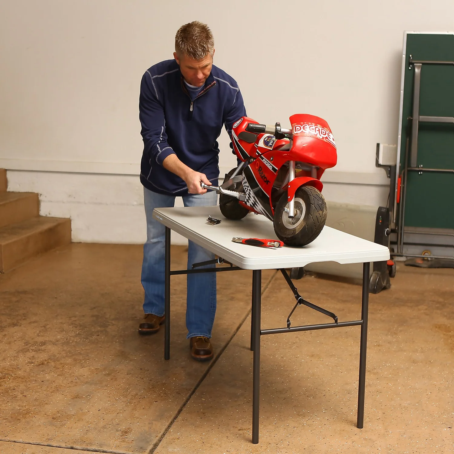 Lifetime Seasonal Party Trestle Table - 1.22m / 4ft Lifetime Seasonal Party Trestle Table - 1.22m / 4ft -Keter Store 12813147 1694916705675118