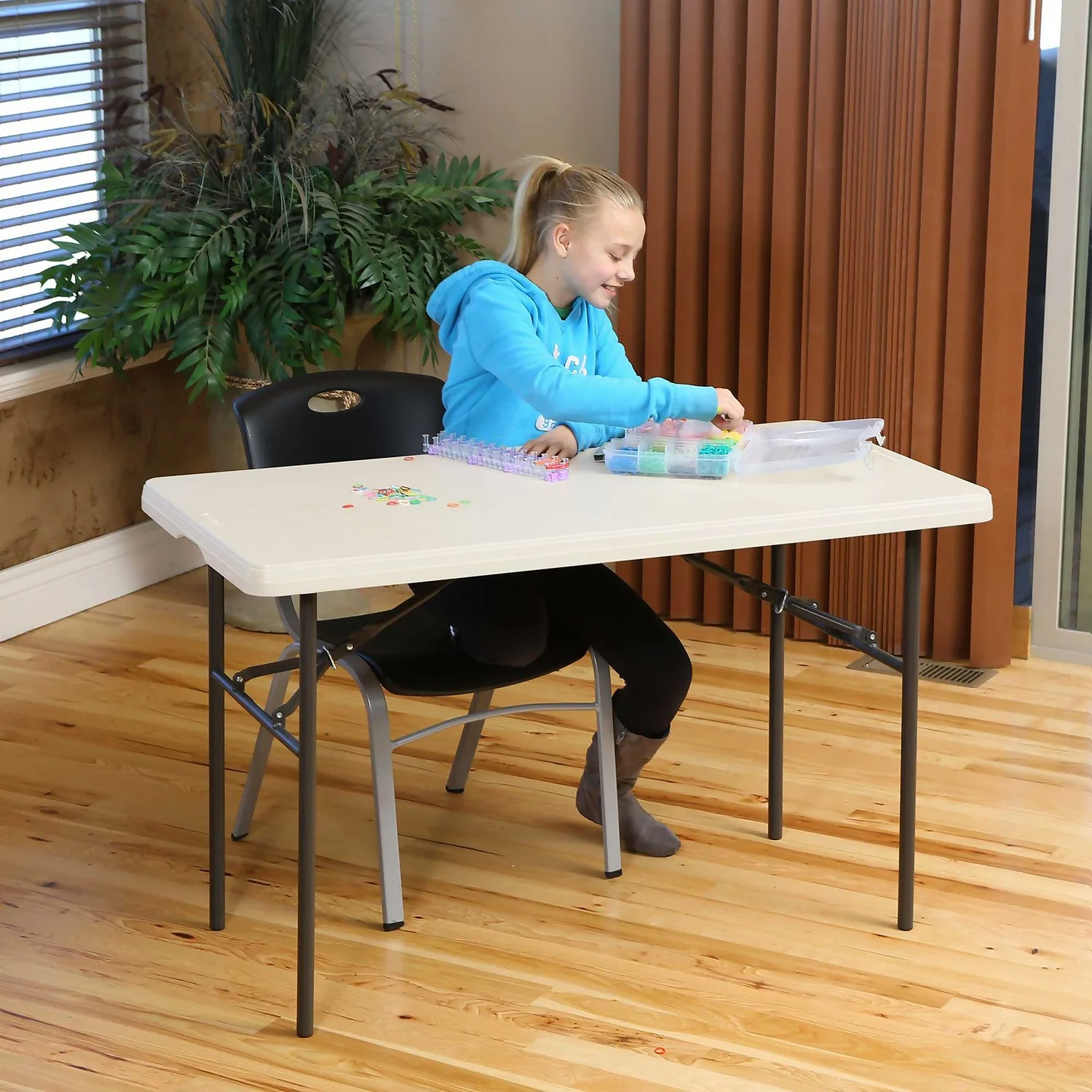 Lifetime Seasonal Party Trestle Table - 1.22m / 4ft Lifetime Seasonal Party Trestle Table - 1.22m / 4ft -Keter Store 12813147 1894913634456015