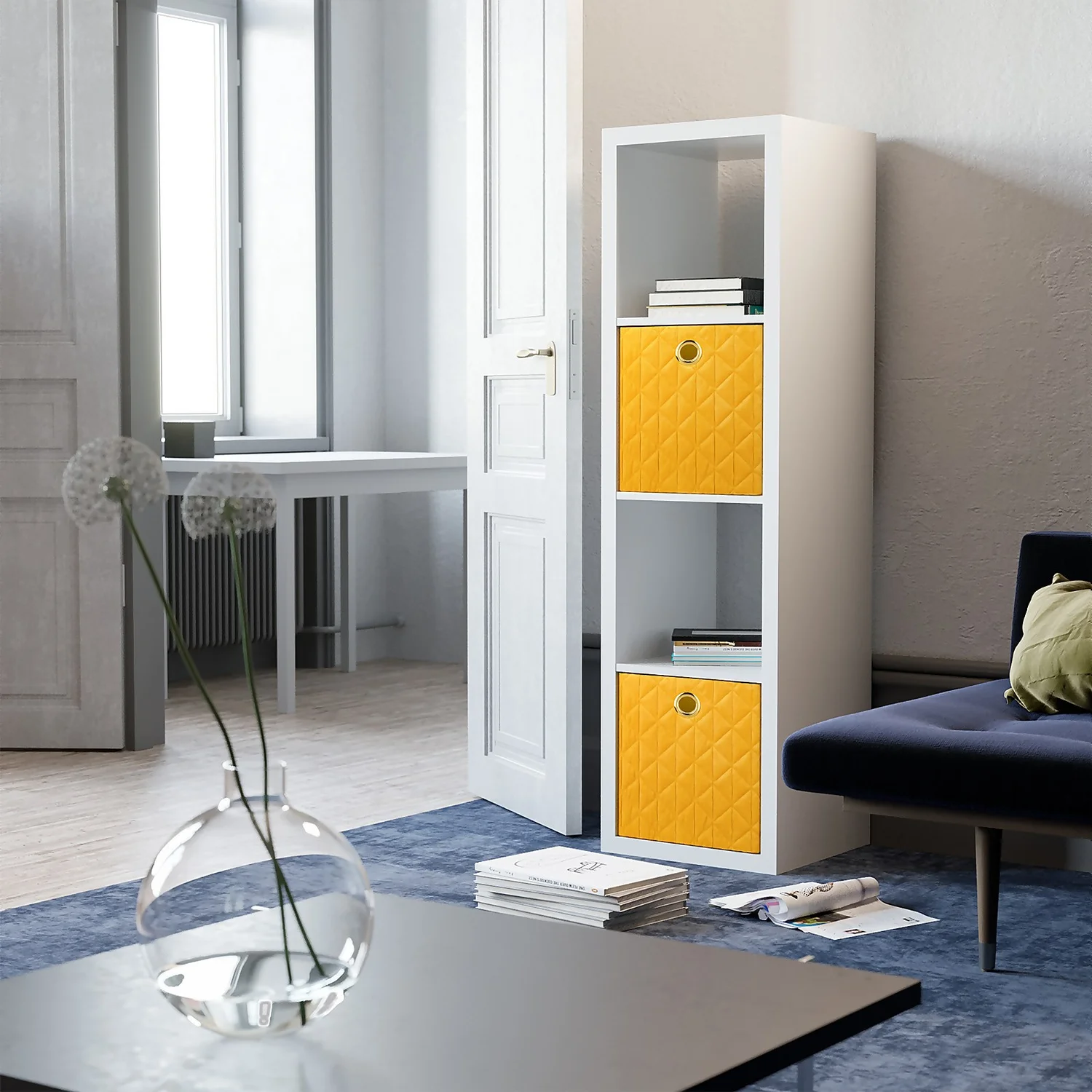 Clever Cube 4x1 Storage Unit - White Clever Cube 4x1 Storage Unit - White -Keter Store 12813304 1184899295207311