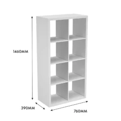 Clever Cube 4x2 Storage Unit - White -Keter Store 12813309 4585014368217440