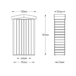 Forest Garden Wooden Tall Shiplap Apex Garden Store -Keter Store 12814365 7734832985423567