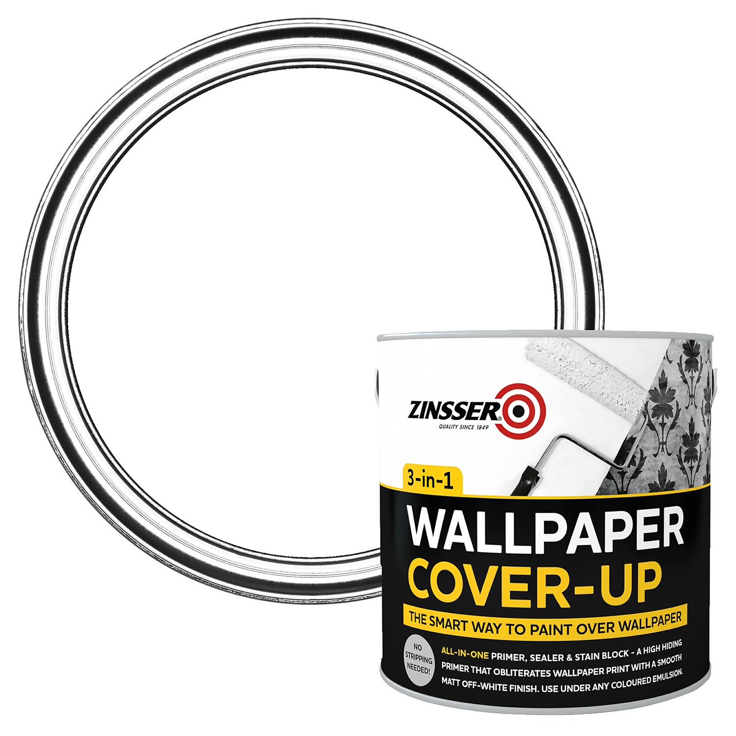 Zinsser Wallpaper Cover-Up - 2.5L Zinsser Wallpaper Cover-Up - 2.5L -Keter Store 12814556 1874949799159564