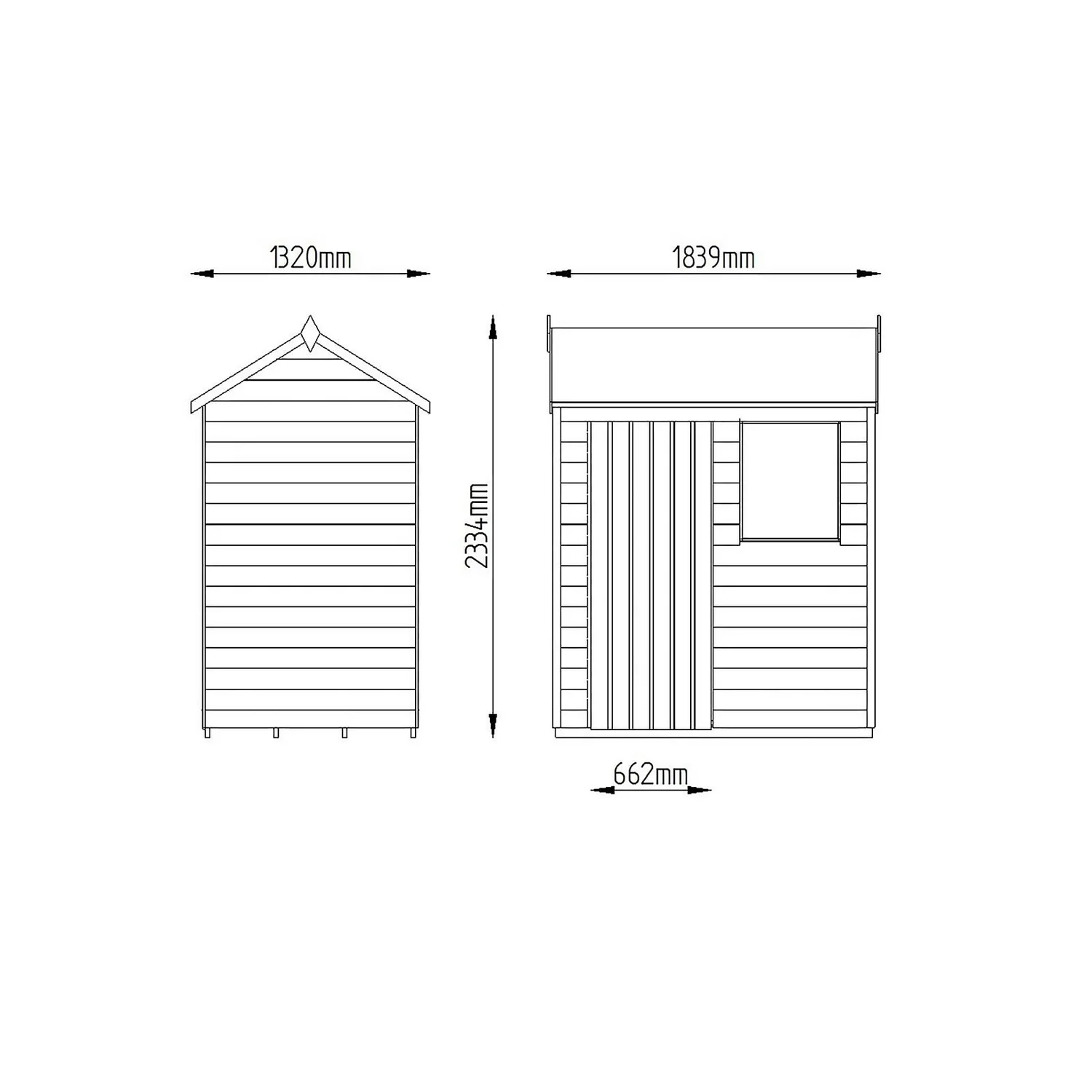 6x4ft Forest Wooden Overlap Pressure Treated Reverse Apex Shed -incl. Installation 6x4ft Forest Wooden Overlap Pressure Treated Reverse Apex Shed -incl. Installation -Keter Store 12815051 5034846118602170