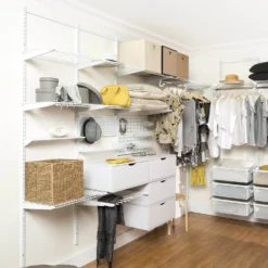 Wire Shelf - White - 122.5 X 33.5cm -Keter Store 12815569 1104833191895585