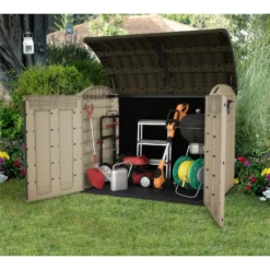 Keter Store It Out Ultra Outdoor Garden Storage Shed - Beige & Brown - 2000L -Keter Store 12815621 2154833203715627