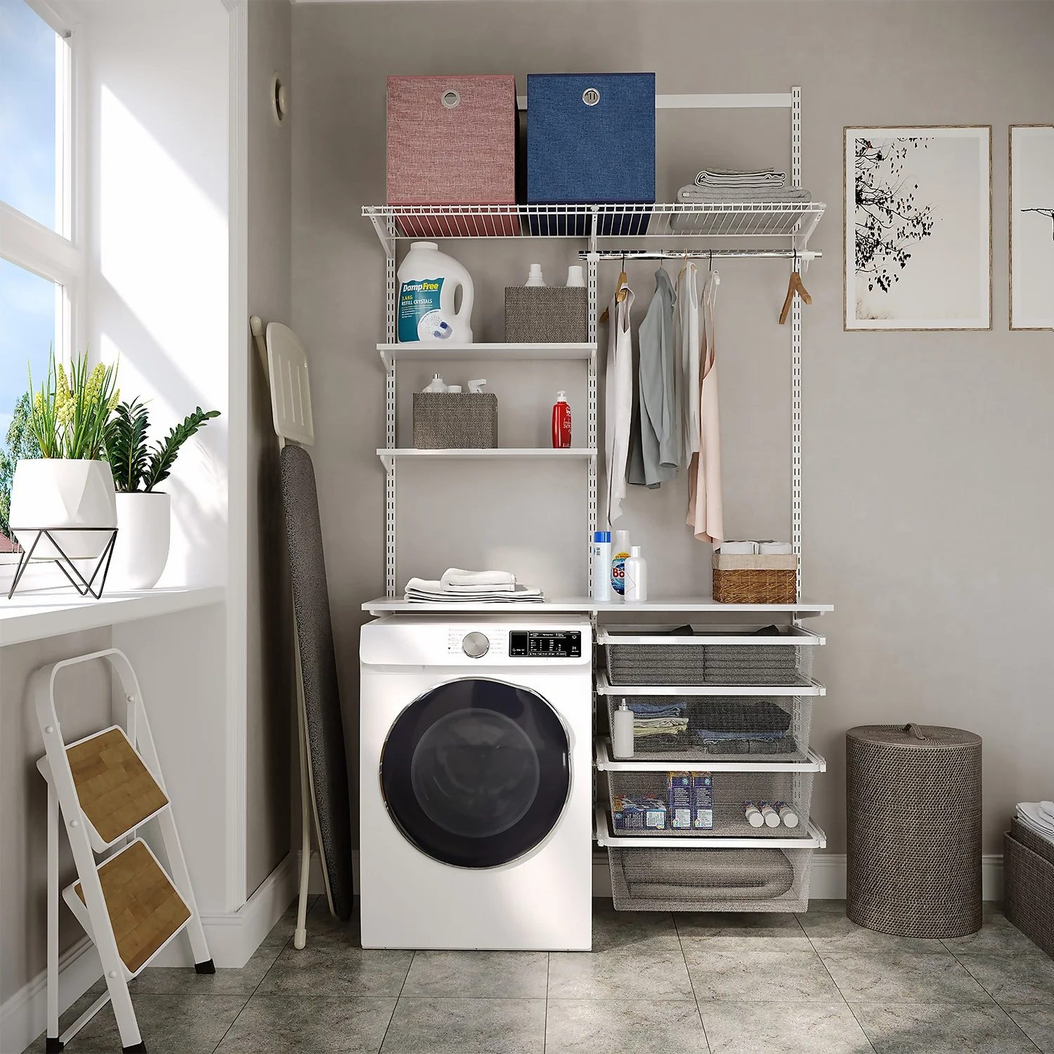 Double Slot Bracket - White -170mm None Double Slot Bracket - White -170mm -Keter Store 12815730 2905034583400595