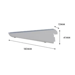 None Double Slot Bracket - White -170mm 3 None Double Slot Bracket - White -170mm -Keter Store 12815730 6225034583493859