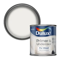 Dulux Wood Primer And Undercoat Pure Brilliant White - 250ml