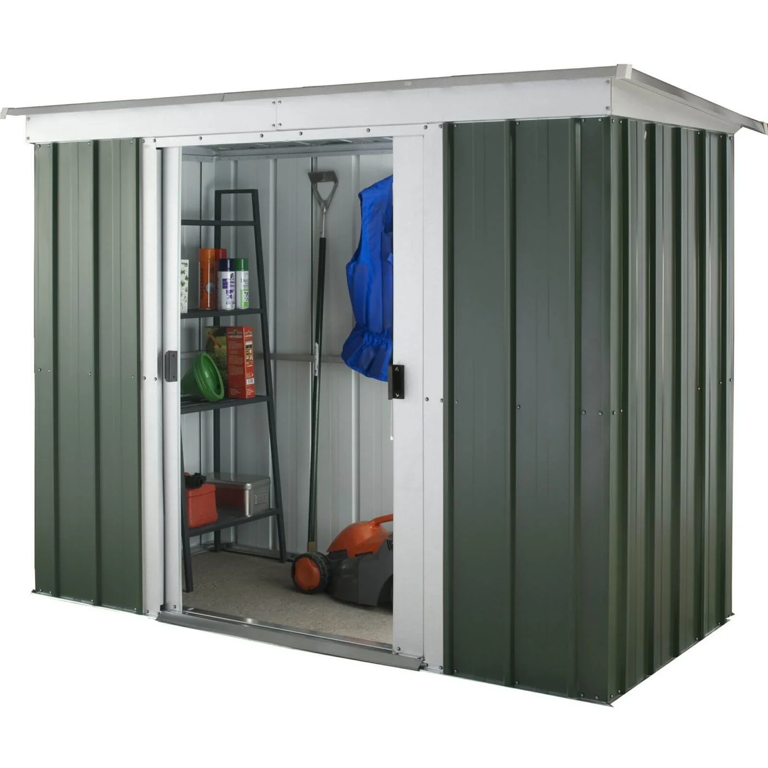 Yardmaster 10x4ft Hercules Deluxe Pent Metal Shed Yardmaster 10x4ft Hercules Deluxe Pent Metal Shed -Keter Store 12817552 1784831953866058