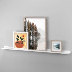 Flexi Storage Decorative Shelving Photo Shelf - White Matt - 1200x35x100mm -Keter Store 12817978 1854876426170414