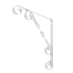 None Scroll Bracket - White - 200x200mm