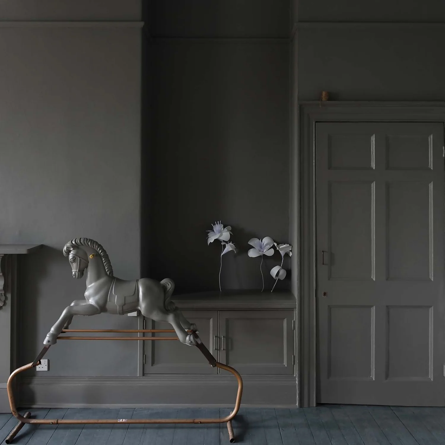 Farrow & Ball Modern Eggshell Paint Mole's Breath - 750ml Farrow & Ball Modern Eggshell Paint Mole's Breath - 750ml -Keter Store 12818258 1164952648641374