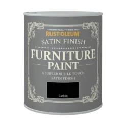 Rust-Oleum Satin Furniture Paint - Carbon - 125ml