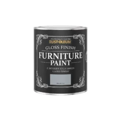 Rust-Oleum Gloss Furniture Paint - Mineral Grey - 750ml 3 Rust-Oleum Gloss Furniture Paint - Mineral Grey - 750ml -Keter Store 12819783 1654940725501656