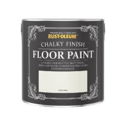 Rust-Oleum Chalky Floor Paint Chalk White - 2.5L 3 Rust-Oleum Chalky Floor Paint Chalk White - 2.5L -Keter Store 12819785 1664940725472415