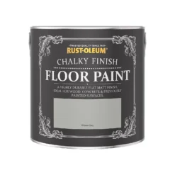 Rust-Oleum Chalky Floor Paint Winter Grey - 2.5L -Keter Store 12819786 7504940725516824