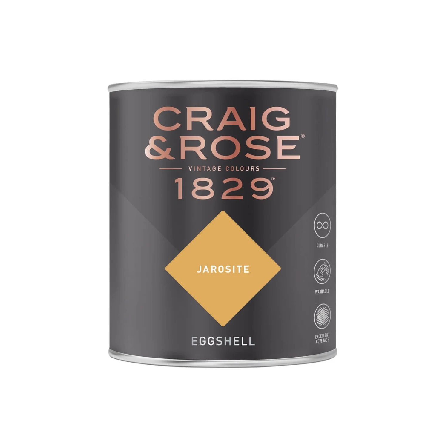 Craig & Rose 1829 Eggshell Paint Jarosite - 750ml Craig & Rose 1829 Eggshell Paint Jarosite - 750ml -Keter Store 12820161 1814833223079301