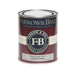 Farrow & Ball Modern Eggshell Paint Radicchio - 750ml -Keter Store 12820369 1614952656192848