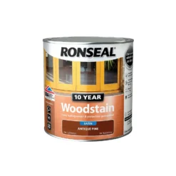 Ronseal 10 Year Woodstain Antique Pine Satin - 2.5L -Keter Store 12820833 8254949530791966