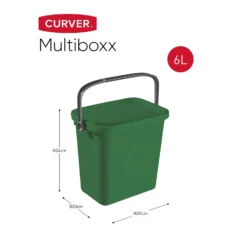 Curver Multiboxx Plastic Multi-purpose Storage Box - Green - 6L 5 Curver Multiboxx Plastic Multi-purpose Storage Box - Green - 6L -Keter Store 12820957 1754833171054354