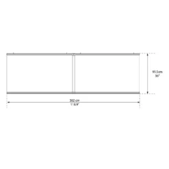 Palram - Canopia Canopy Aquila 3000 Grey Clear -Keter Store 12821841 9074833200152815