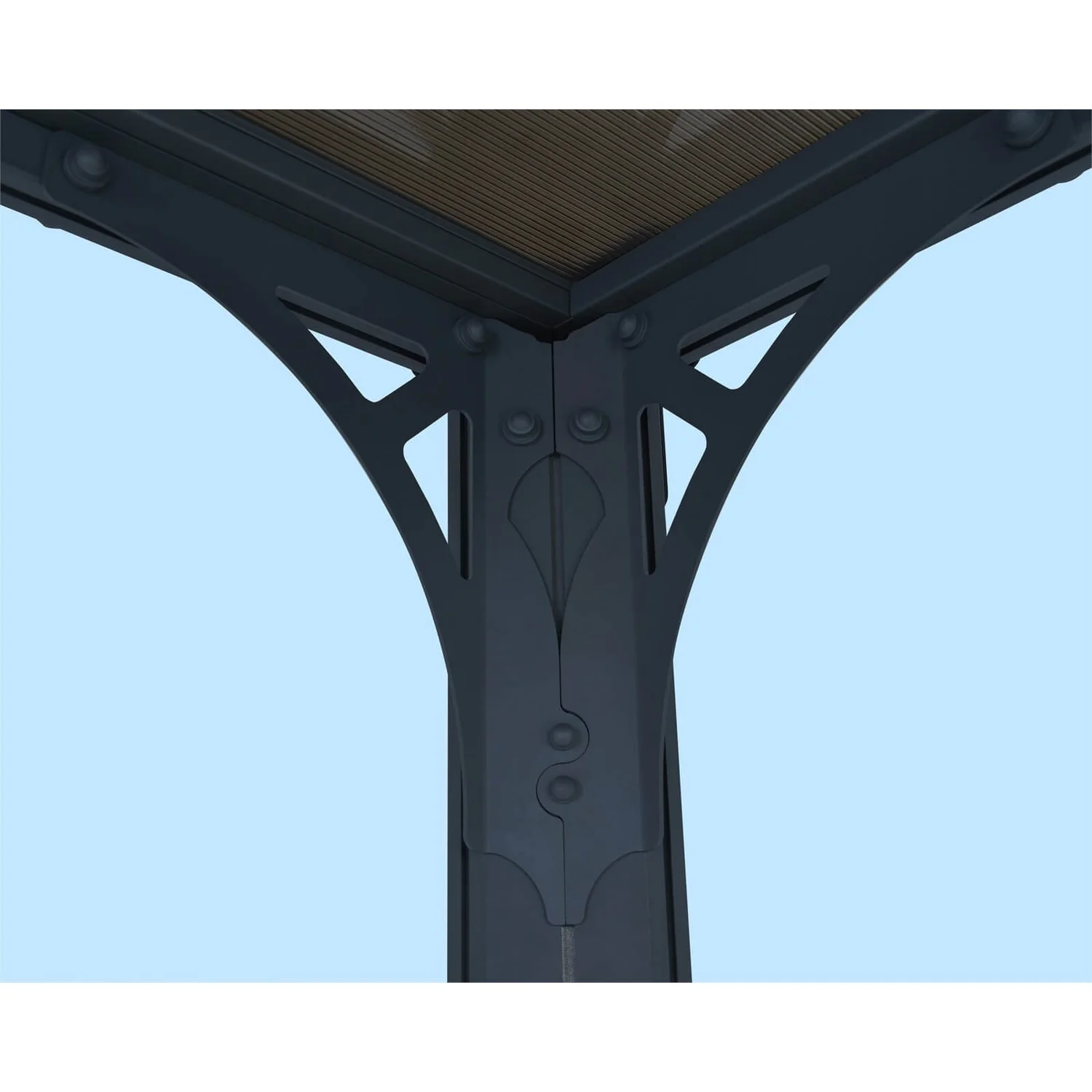 Palram - Canopia Milano 4300 Garden Gazebo Grey Bronze Palram - Canopia Milano 4300 Garden Gazebo Grey Bronze -Keter Store 12821928 1014833173419359