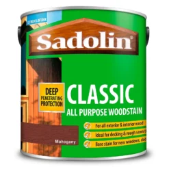 Sadolin Classic All Purpose Woodstain Mahogany - 2.5L -Keter Store 12822022 1894951406675739