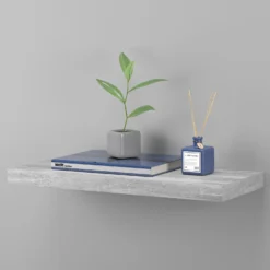 Floating Shelf - Grey Oak - 600 X 240 X 38mm -Keter Store 12822025 5144876423820541