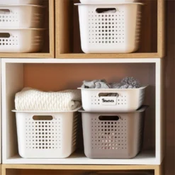 2 Pack Smartstore Wardrobe Basket Tag - White -Keter Store 12822341 1814833173353680