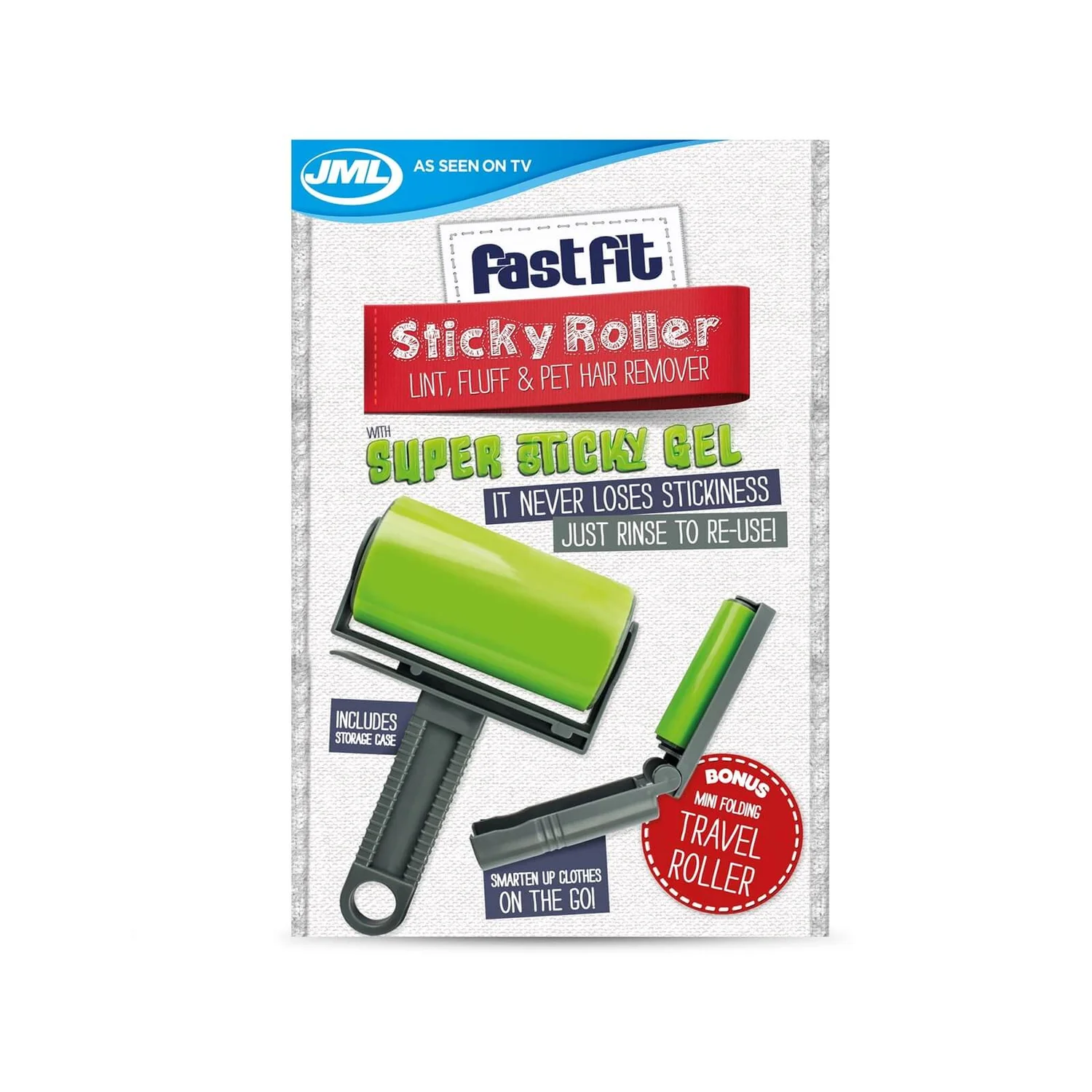 Fast Fit Sticky Lint Roller Fast Fit Sticky Lint Roller -Keter Store 12822348 8424831431592398